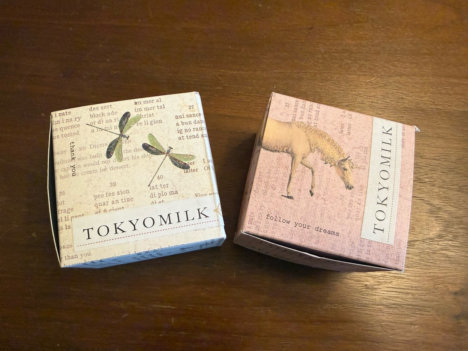 TokyoMilk No. 021 Perfumed Luminary Candle 6 Oz Set Of Thank You Follow Dreams