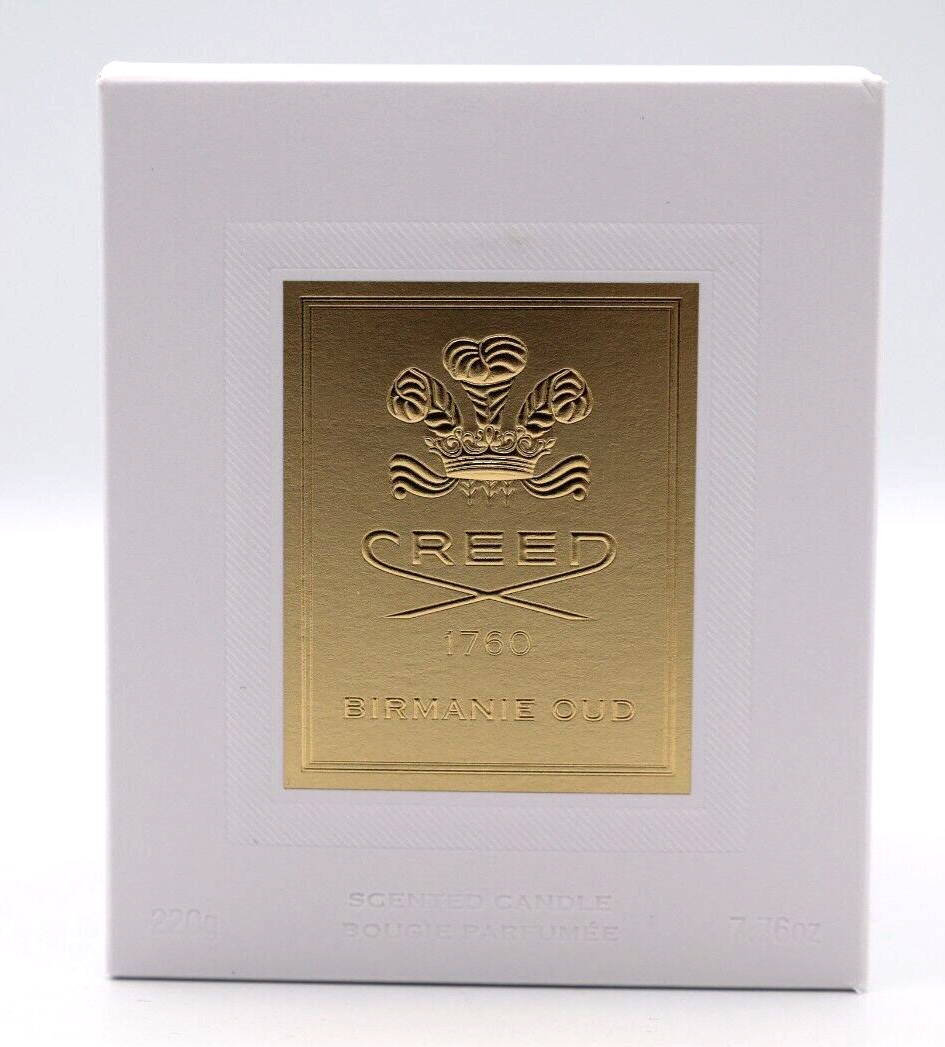 Creed Bougie Parfumee Birmanie Oud Candle 220g / 7.76oz Authentic by Finescents
