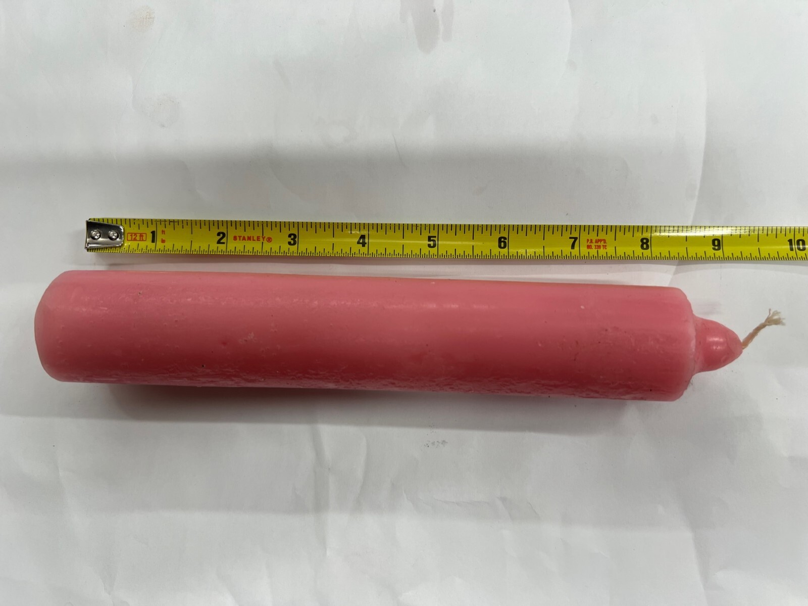 JUMBO ALTAR CANDLES 1 COLOR 1 1/2″D X 8″ T IN PINK