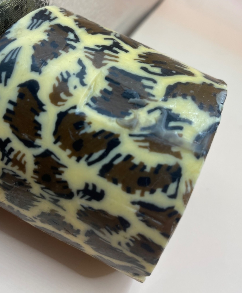 2 Y2K Candles Animal Print Retro