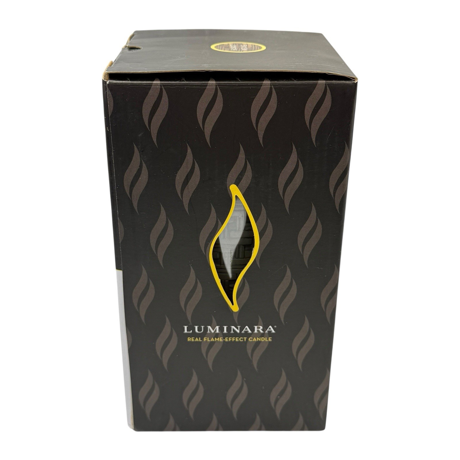 Luminara Basket Weave Indoor Flameless LED Candle for Decor – 3.5″ x 6.5″ 994085