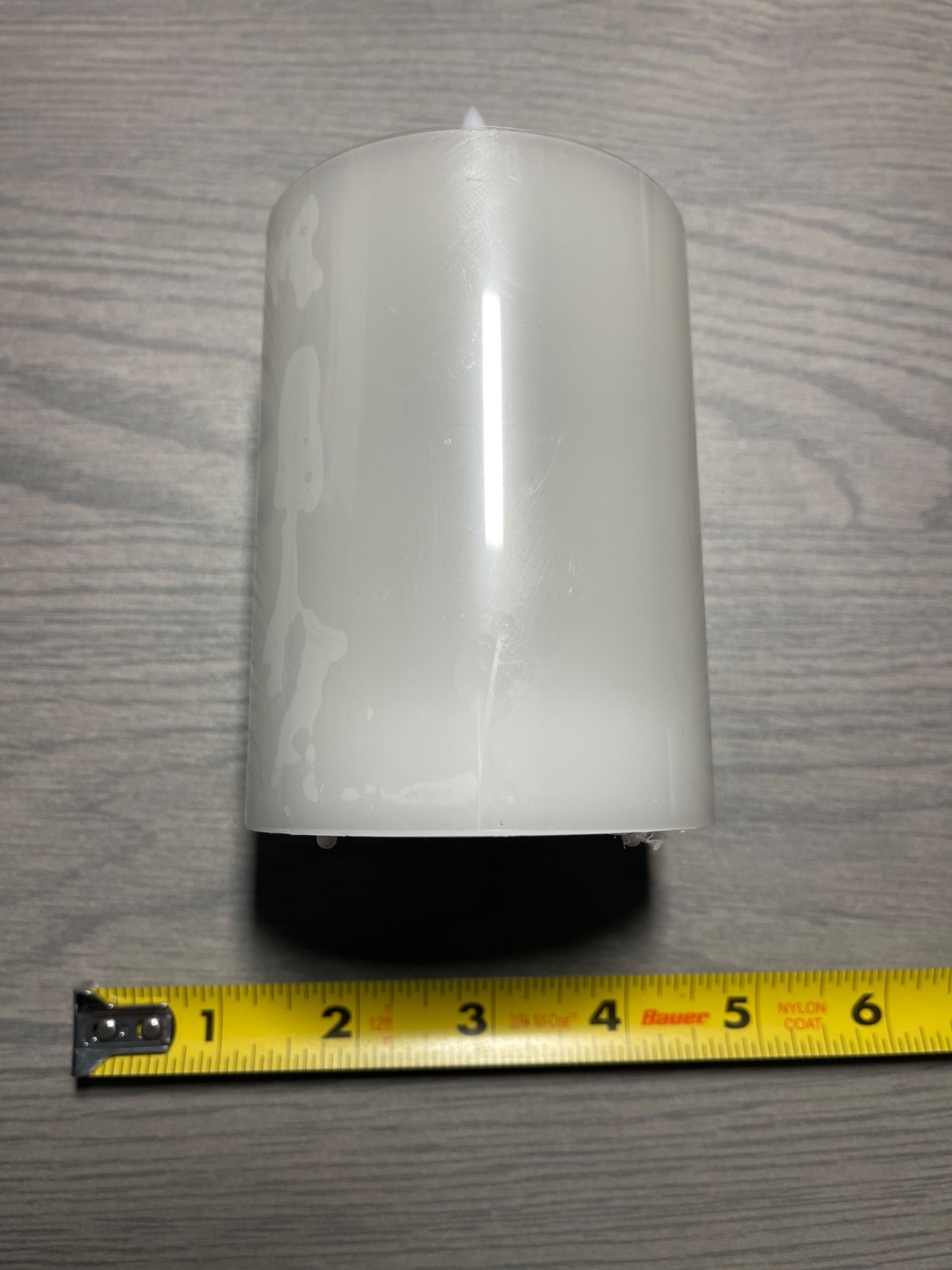Flameless Battery-Operated Manual On/Off LED Candle ~ No Timer – Used Once