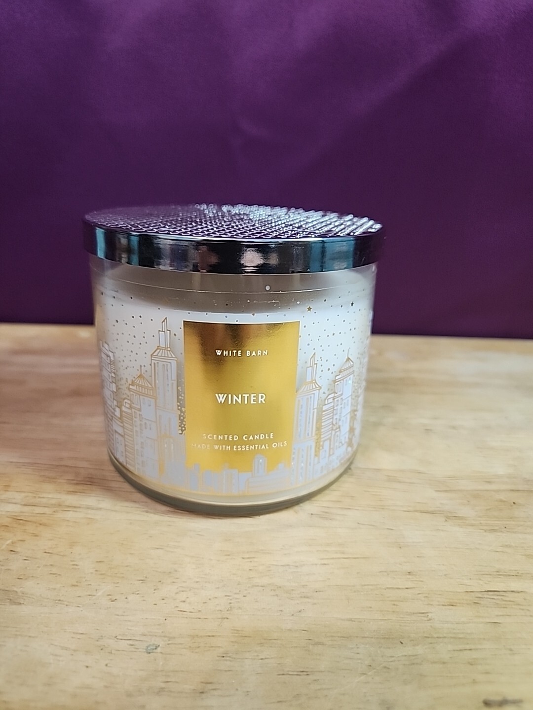 Bath & Body Works WINTER 3 Wick Soy Blend Candle NEW 25-45hrs Burn Time