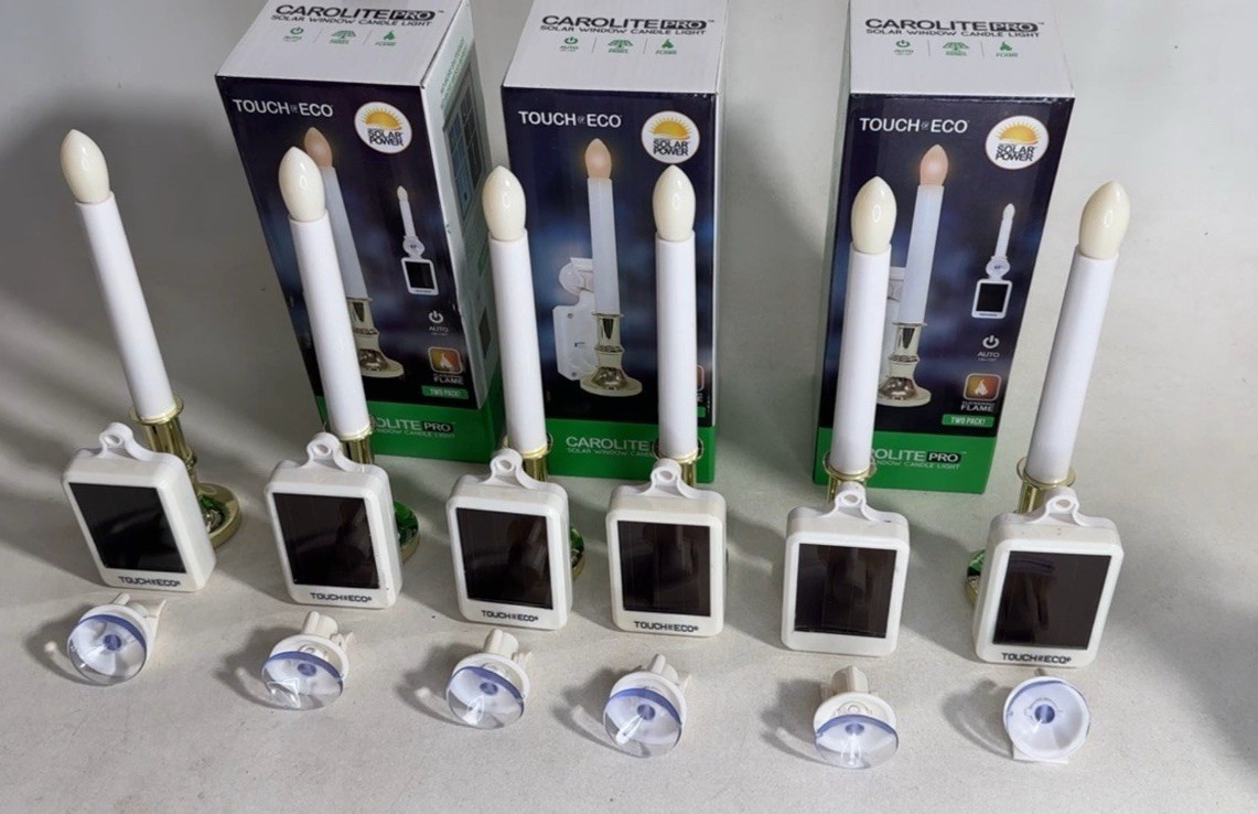 Touch Of Eco LED Flameless Window Candles Suction Cup 9X3 – Need Batteries READ