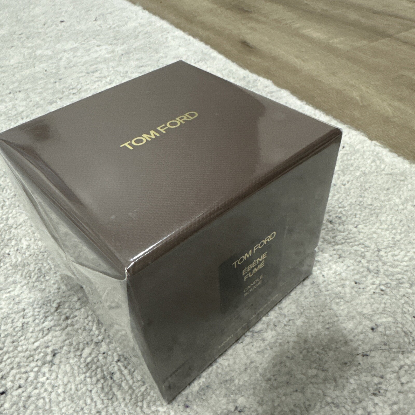 Tom Ford Ebene Fume Candle Bougie Height 2.25 In. / 5.7 cm NIB SEALED