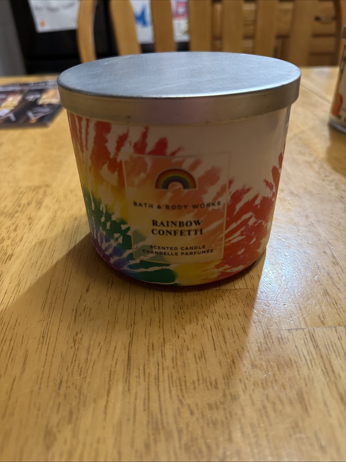 Bath & Body Works Rainbow Confetti 3-Wick Scented Candle