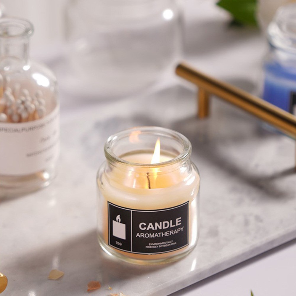 Home Scented Candles Non-Toxic Small Candle for Stress Relief and Aromatherapy