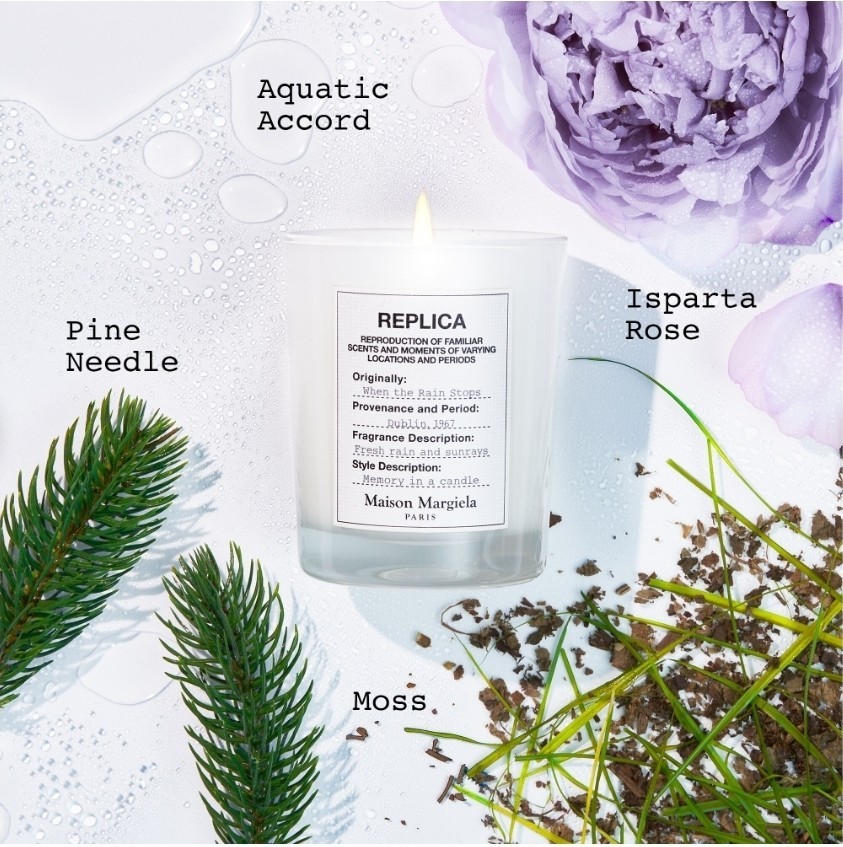 Maison Margiela Replica When the Rain Stops Fresh Scented Candle 5.82 OZ / 165 G