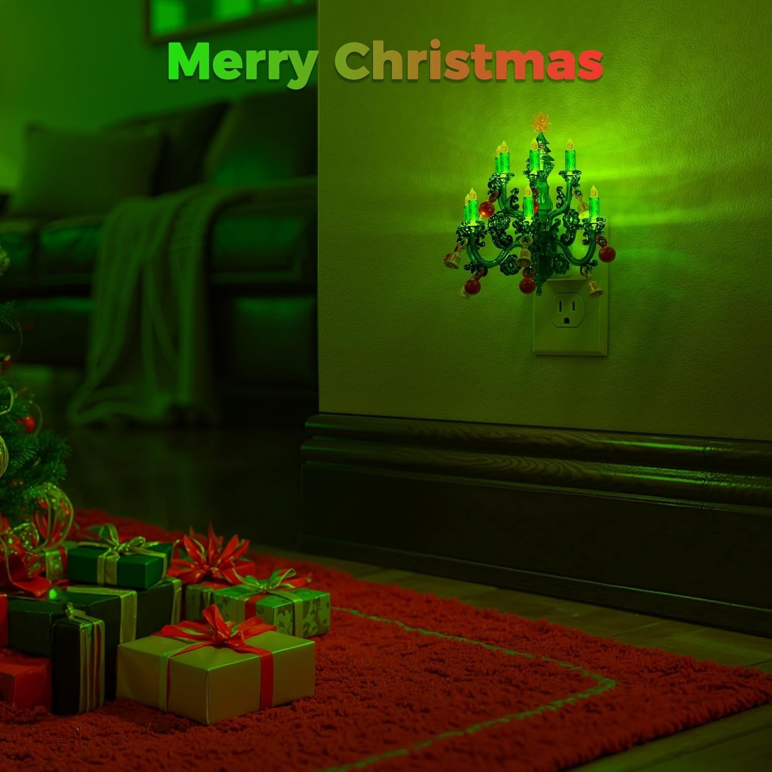 Flameless Candle Night Light Dimmable Nightlight Plug in Wall LED Candle Ligh…