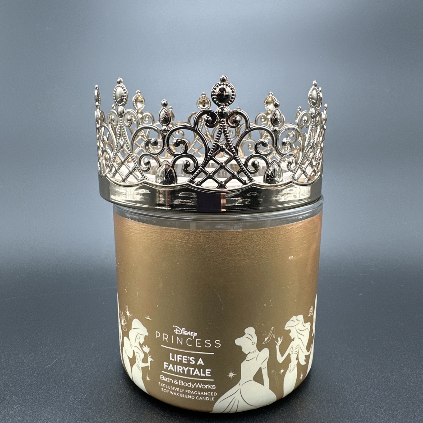 Bath & Body Works Disney Princess 3 Wick Candle Life’s A Fairytale 2025 Crown