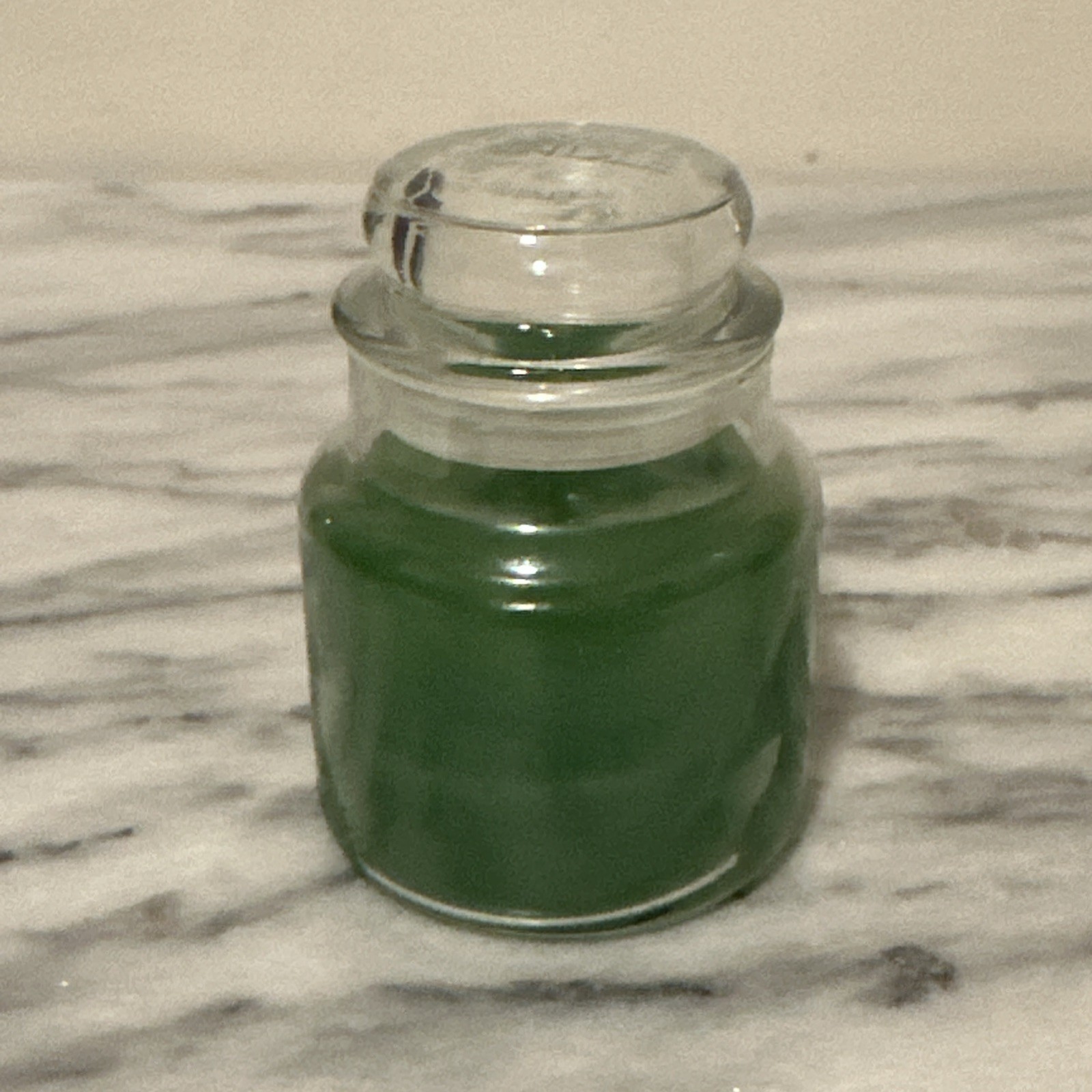 Yankee Candle Green Grass 3.7 oz Small Jar White Label RETIRED DISCONTINUED