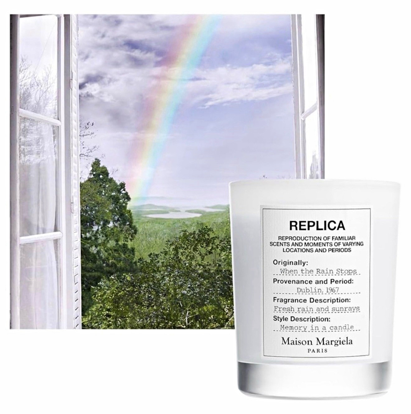 Maison Margiela REPLICA When the Rain Stops Scented Jar Candle 165g 5.82oz