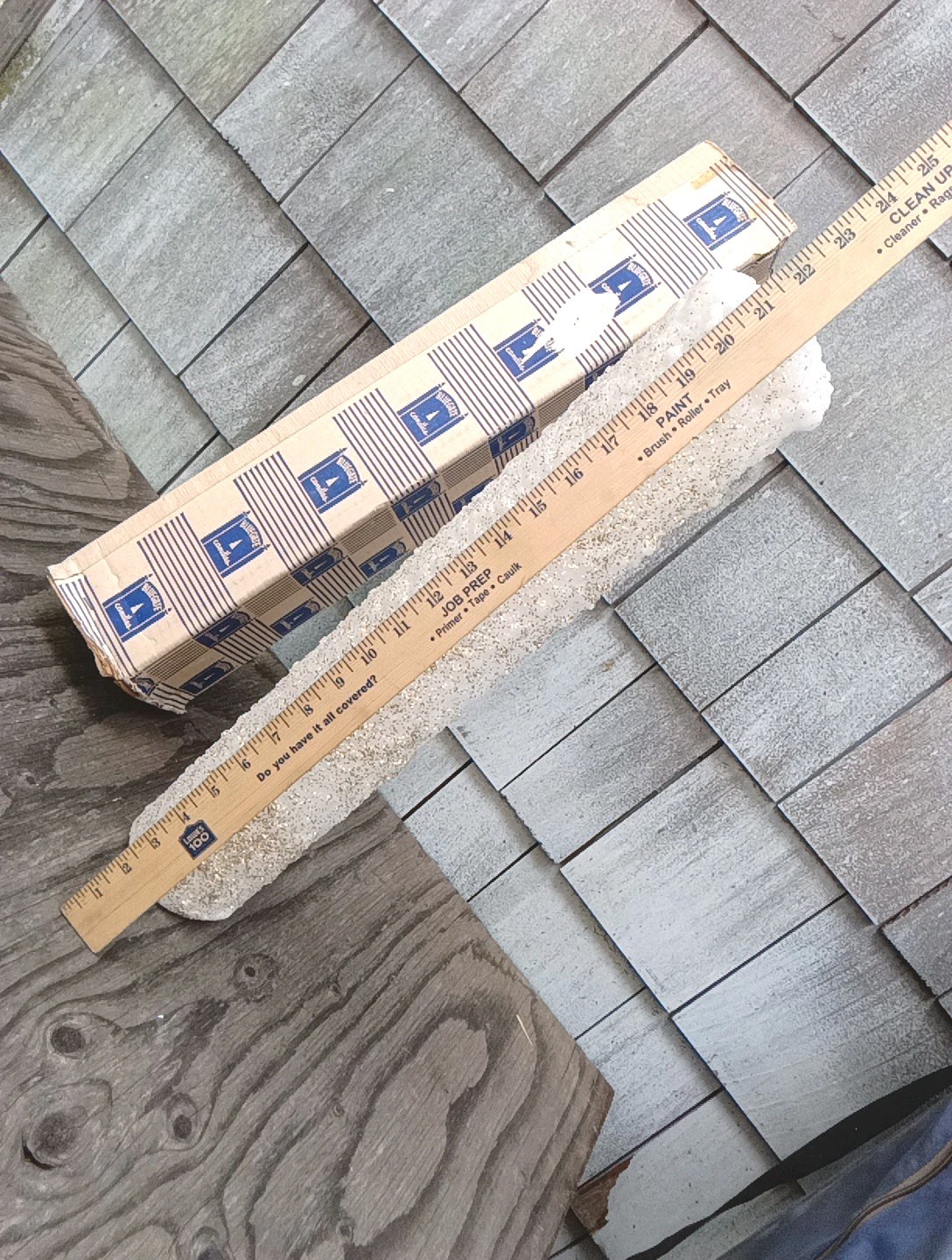 RIDICULOUSLY RARE! 21X 4″ VTG NEW UNUSED GLITTERED TEXTURED FREESTANDING CANDLE!
