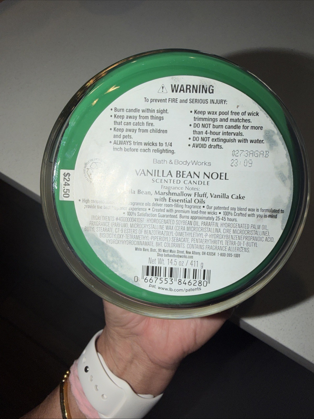 NEW Bath & Body Works 3 Wick Scented Candle 14 oz 25-45 Burning Hours