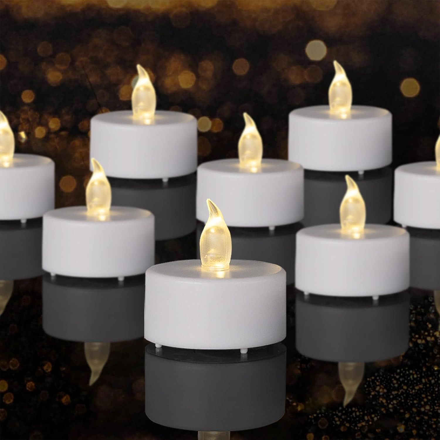 Tea Lights Flameless Battery Operated Candles-150Pack LED Flickering Votive Cand