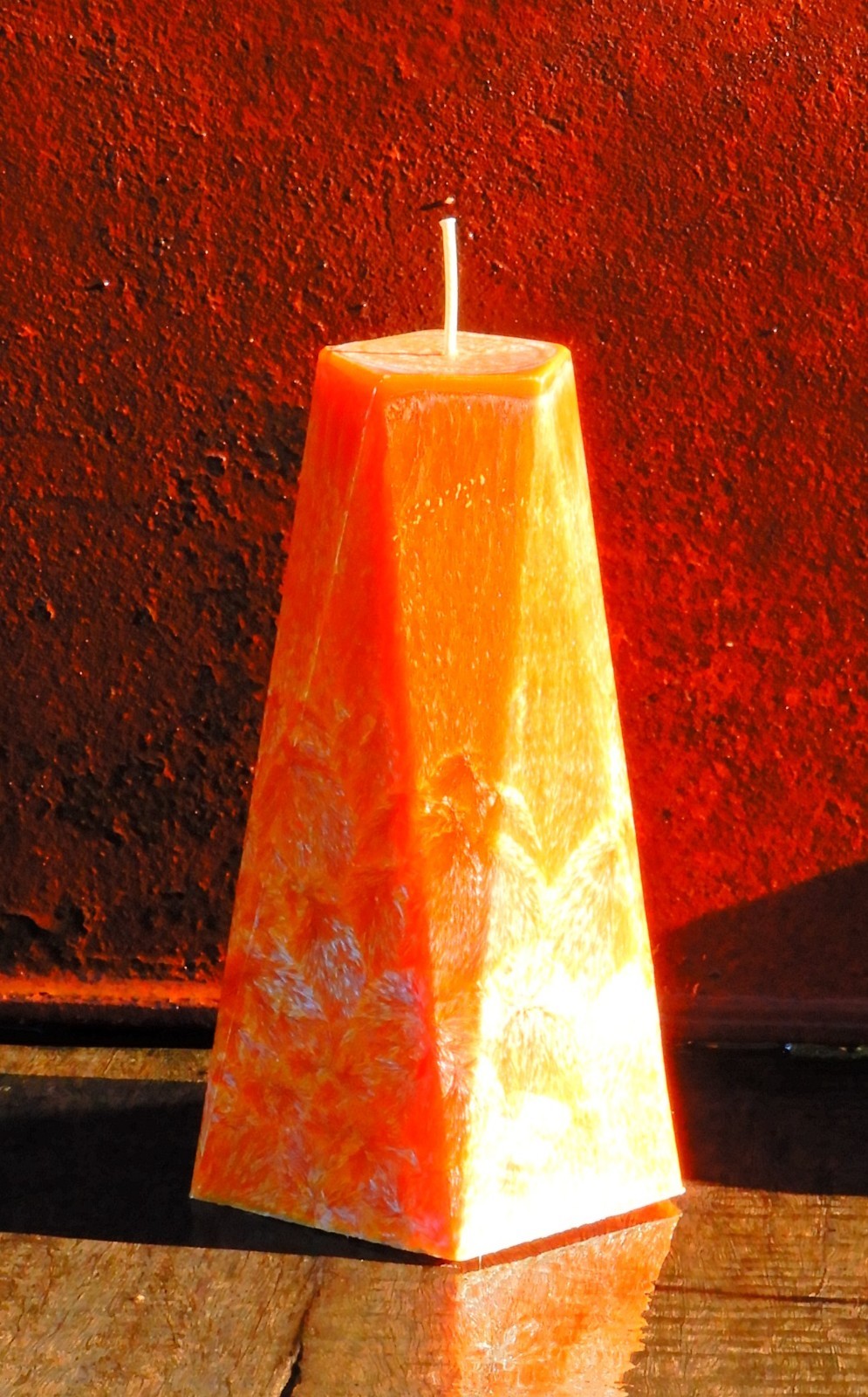 Citronella 1.2kg Square Crystalized Candle Pure Essential Oils Handmade in QLD