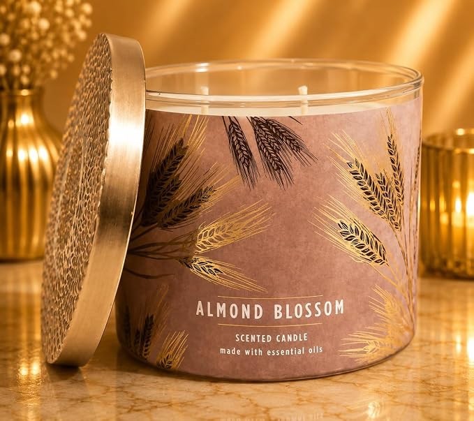 Bath & Body Works Almond Blossom Scented Candle 14.5 oz