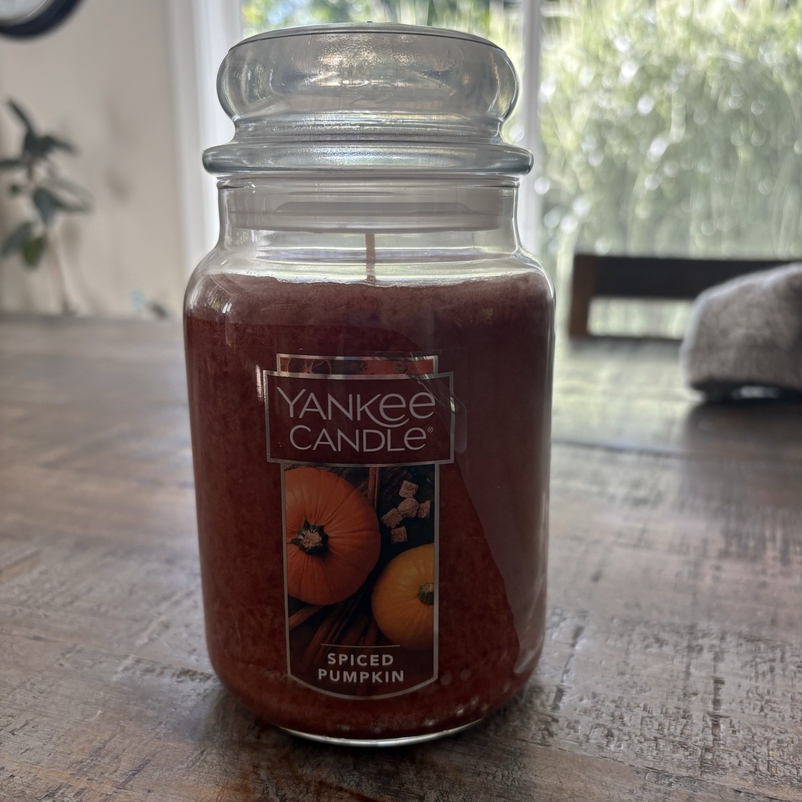 Yankee Candle Spiced Pumpkin 22oz Fall Halloween Autumn Spicy