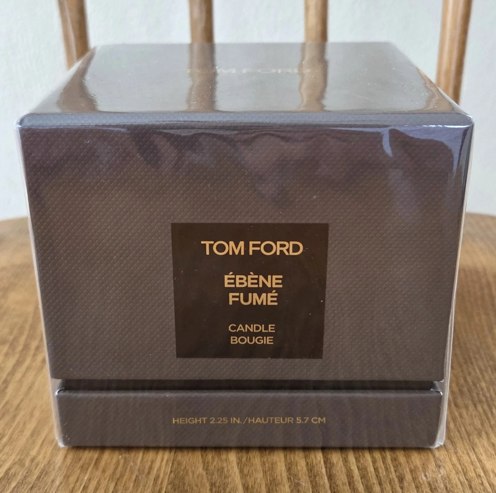 Tom Ford Ebene Fume Candle 2.25″ Home Scent Bougie NEW Sealed in Box