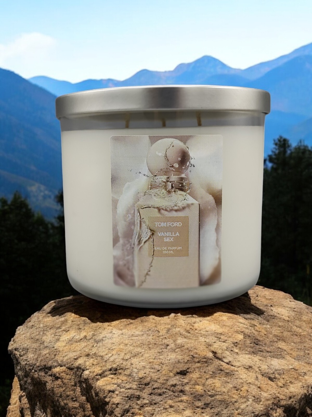 3 COTTON WICK * VANILLA SEX * TOM FORD TYPE dupe * Leah’s Lite Candle Co * 16 OZ