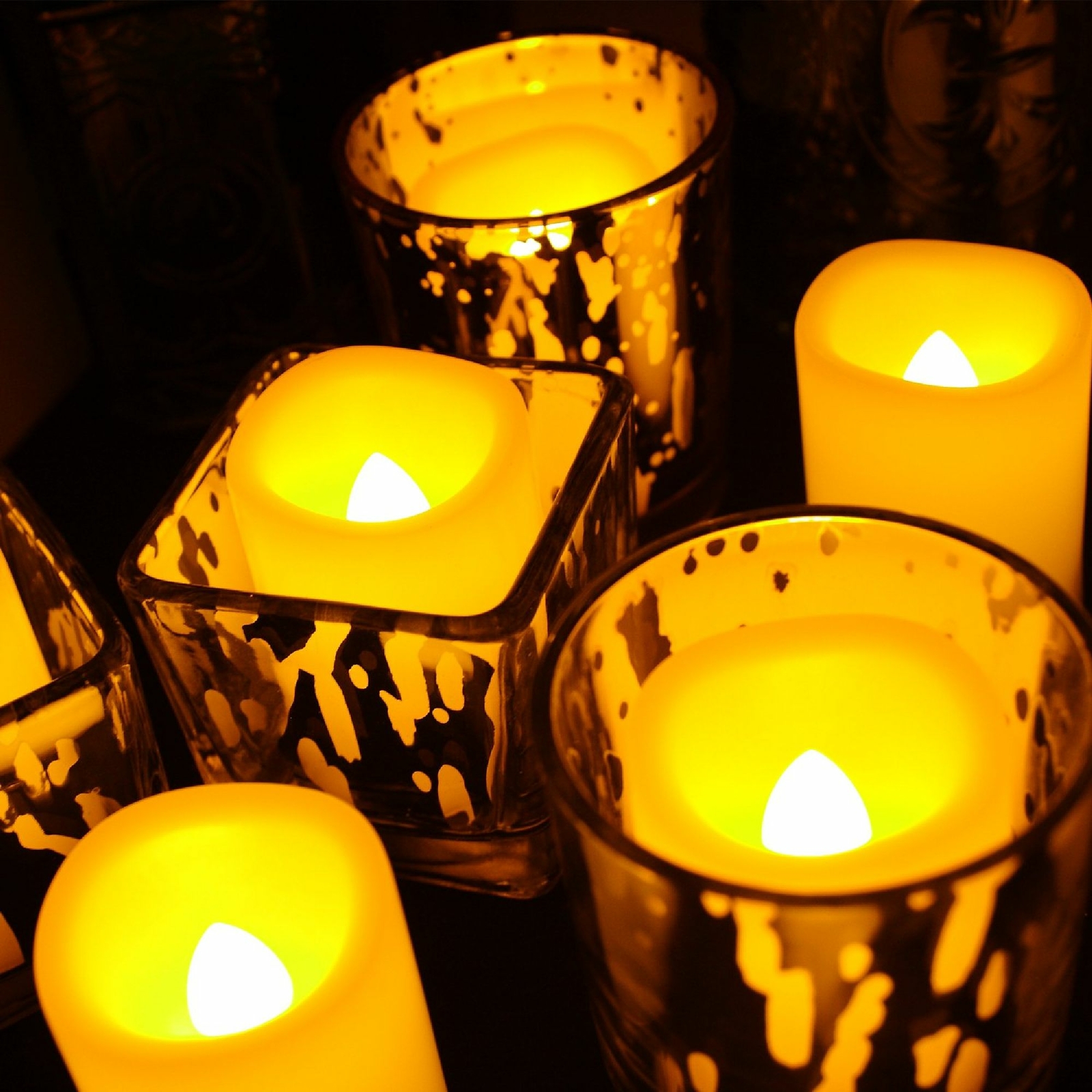 Candle Choice 6 PCS Premium Flameless Candles with Timer, LED Votive, Batte