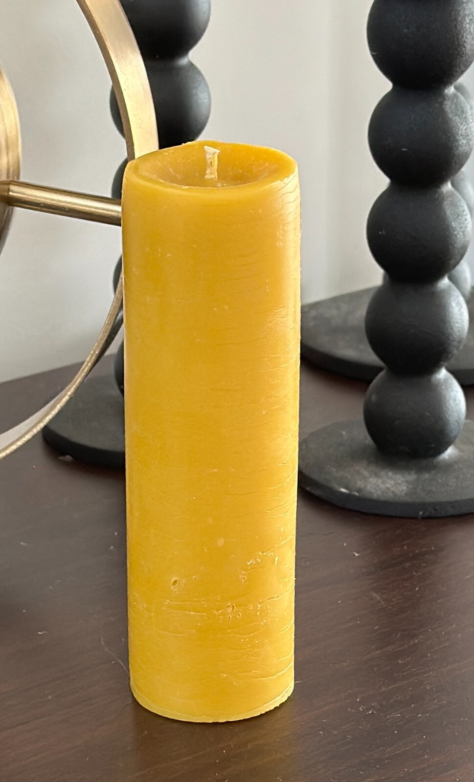 Handmade 100% Pure Beeswax Pillar Candles 100% Cotton Wick 2″x3″