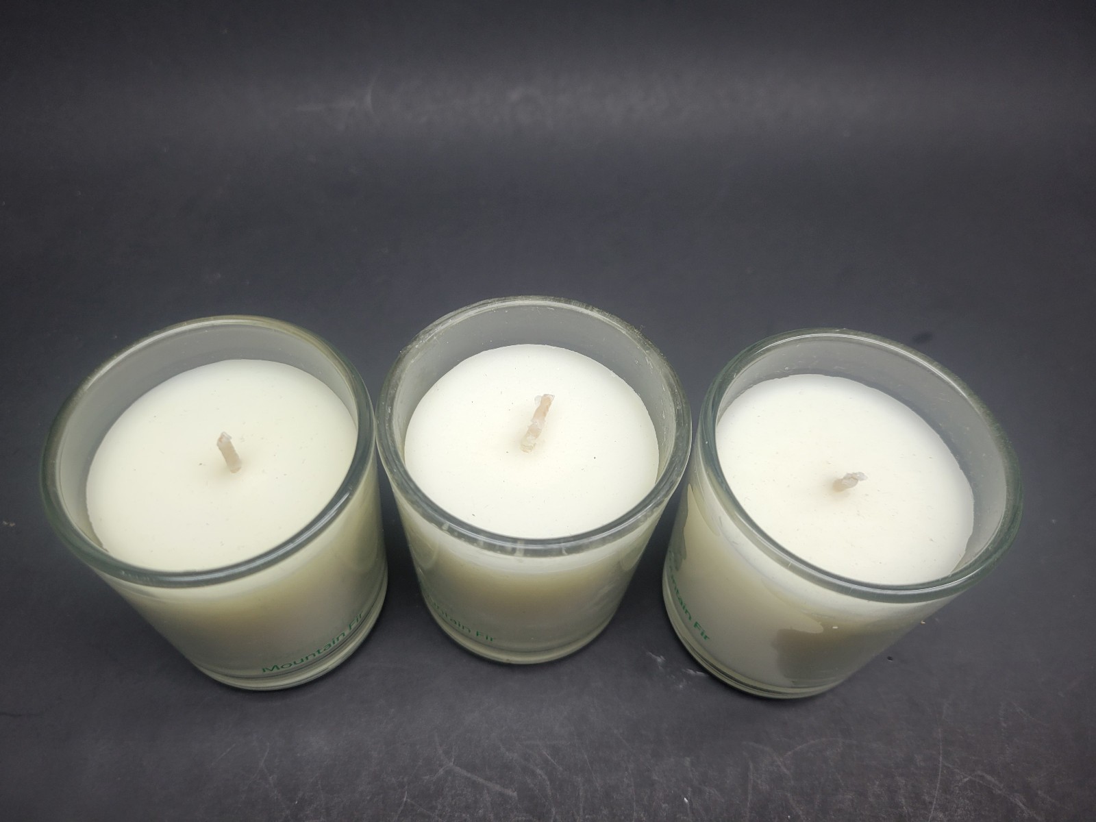 3 x Calvin Klein Jar Candle MOUNTAIN FIR Scented Mini Travel Size 1.9oz each