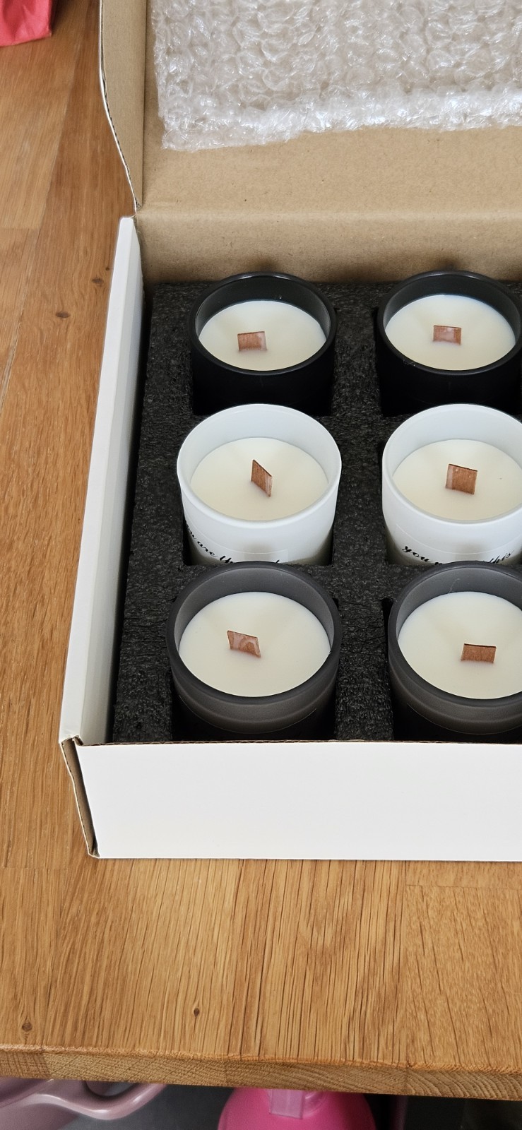 Mt. Lee Know Your Worth 9 Piece Scented Mini Candle Set