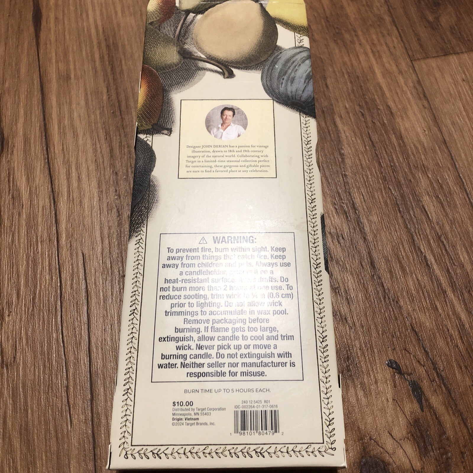 4pk Unscented Asparagus Green Taper Candles John Derian for Target New in Box
