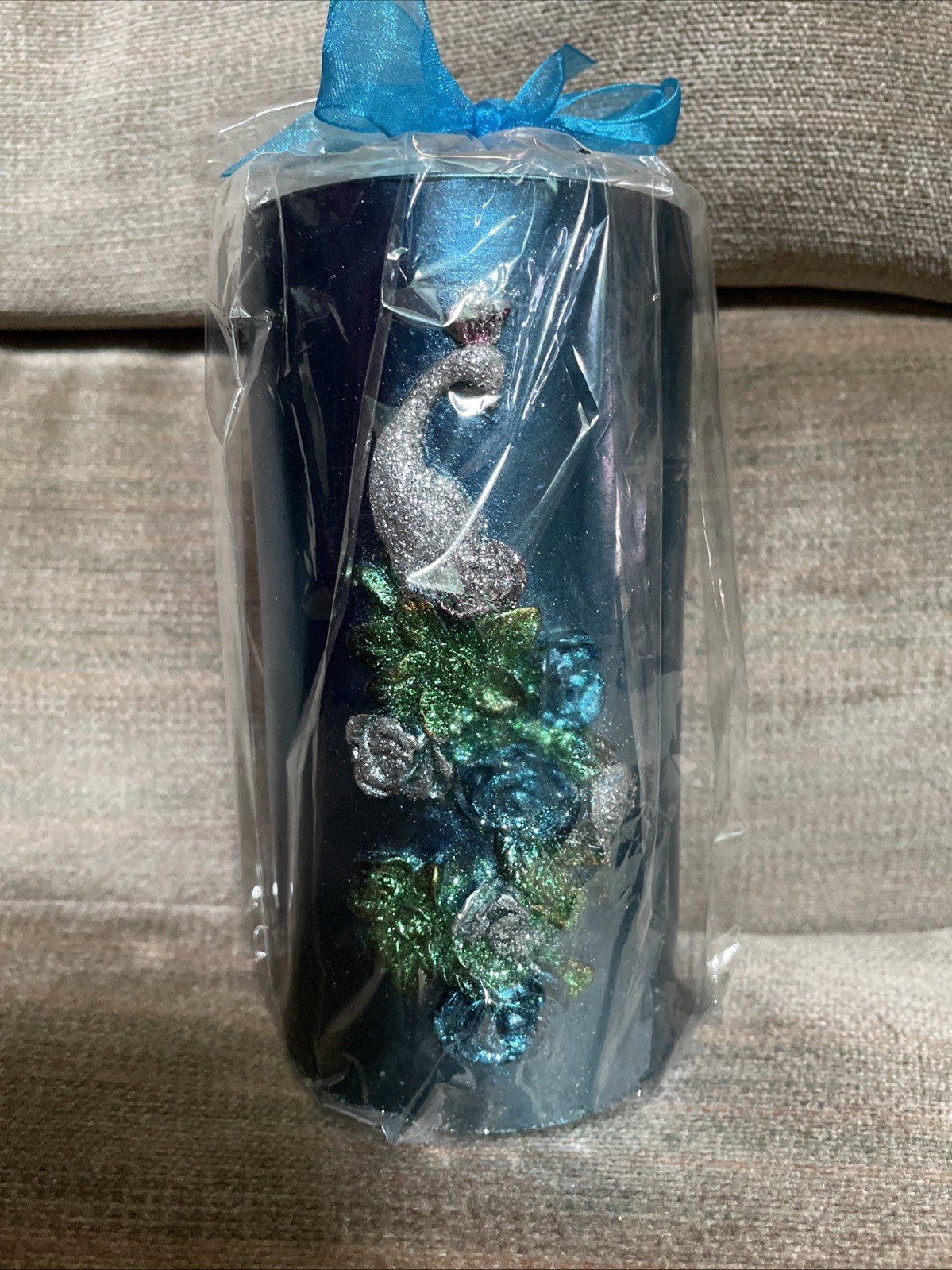 Peacock Blue Candle