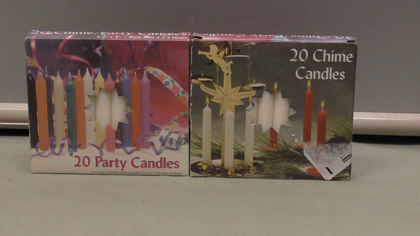 40 pcs Bulk White Christmas Tree Candles for Chime, made in Germany