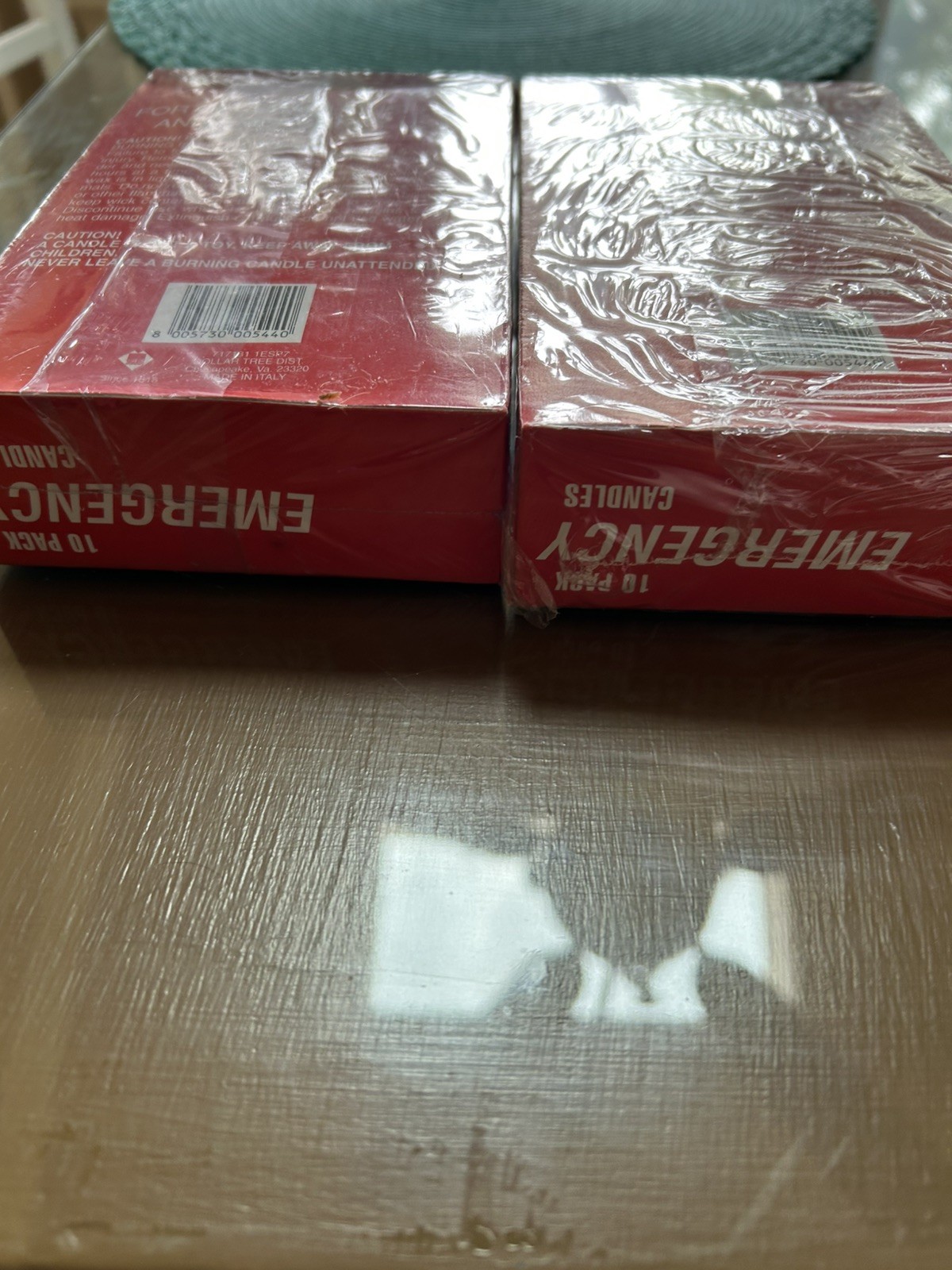 2 packages of new, sealed 10 Pack Emergency Candles Sealed. 20 candles total