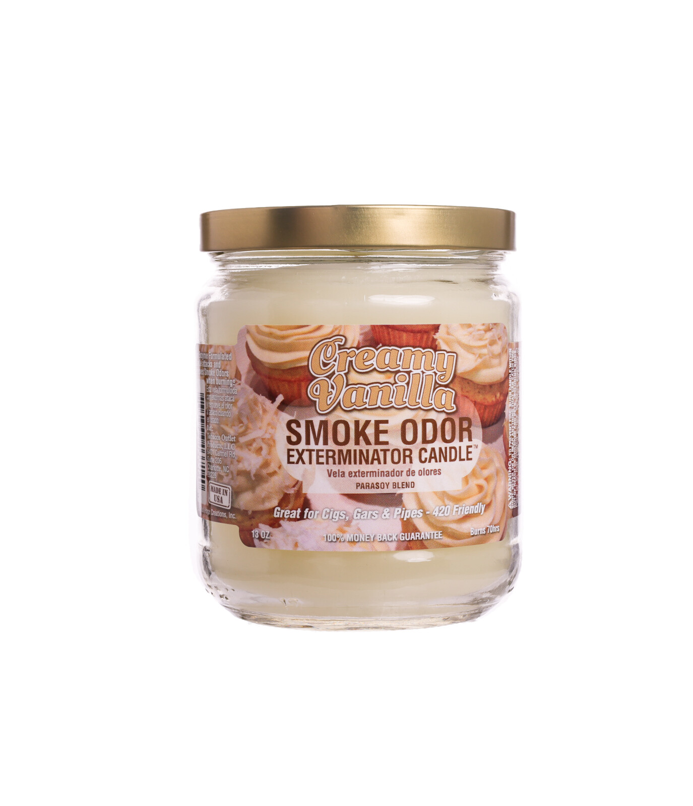 Smoke Odor Exterminator Candle Glass Jar 13oz