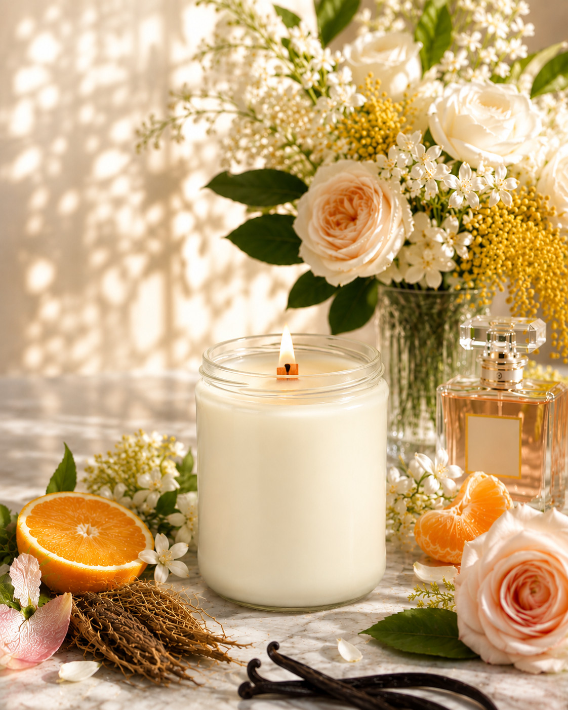 Wood wick * COCO MADEMOISELLE CHANEL TYPE * scented * Leah’s Lite Candle * 16oz