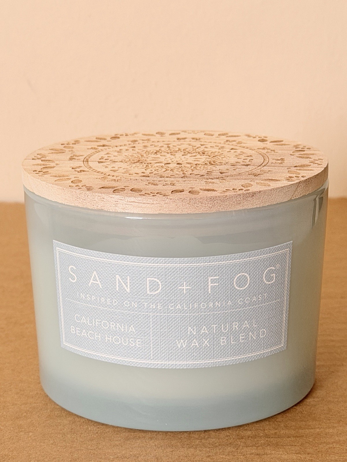 Sand + Fog California Beach House 2 Wick Candle – 12 oz Natural Wax Blend