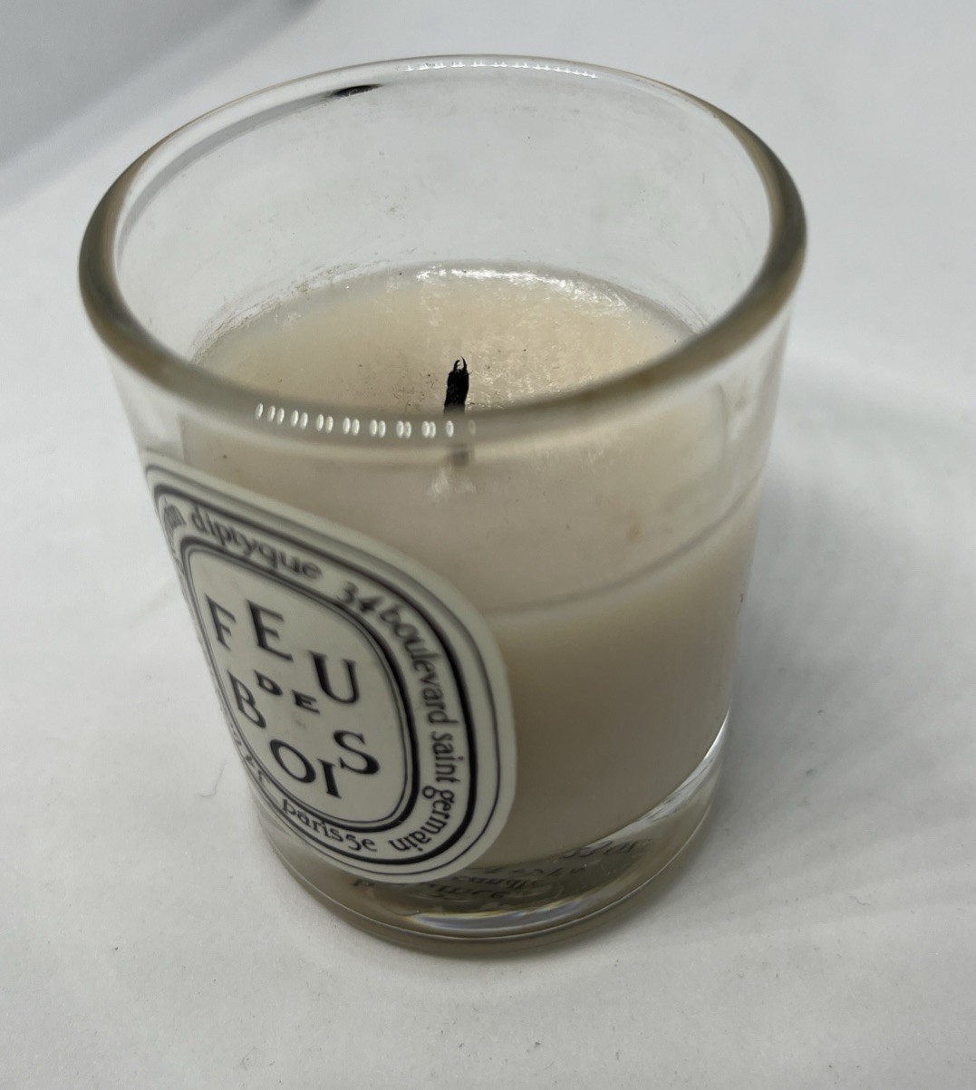 Diptyque Feu De Bois Scented Candle 1.23oz Used No Box