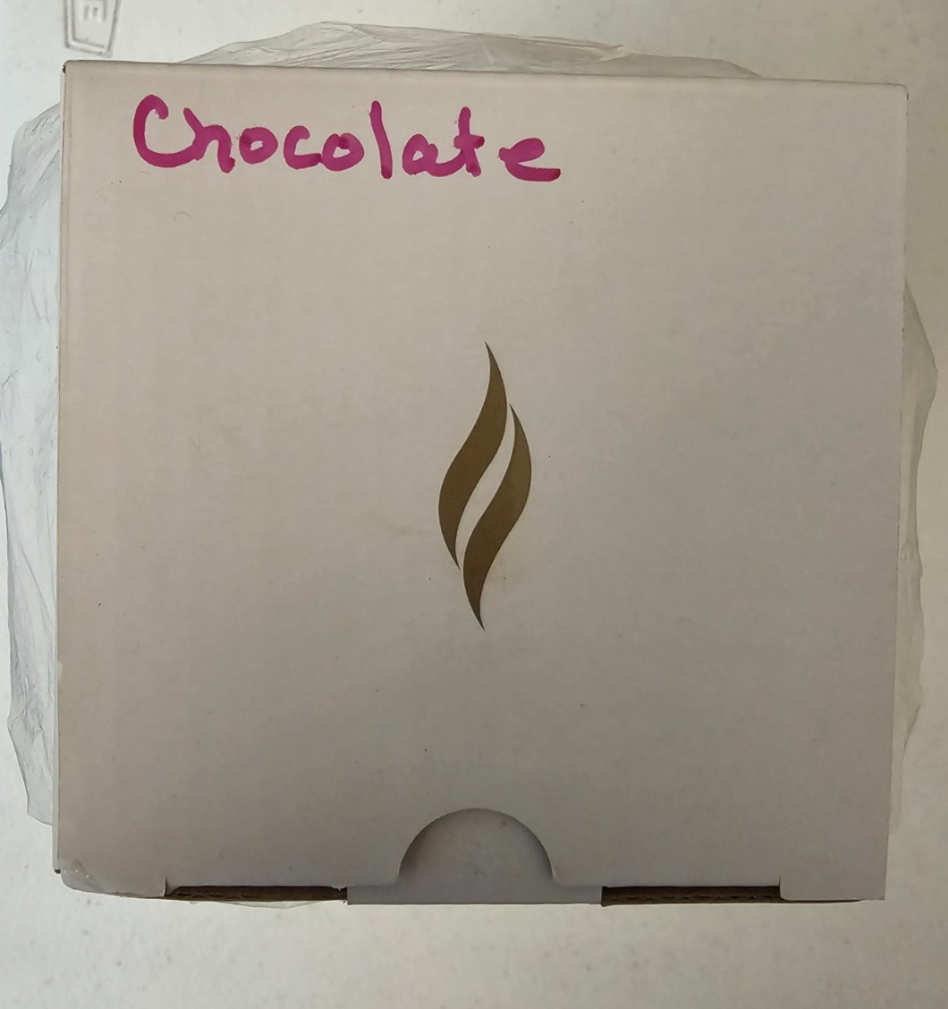 Chocolate Color Luminara 3″ X 7″ Pillar Flameless Candle In Original Box