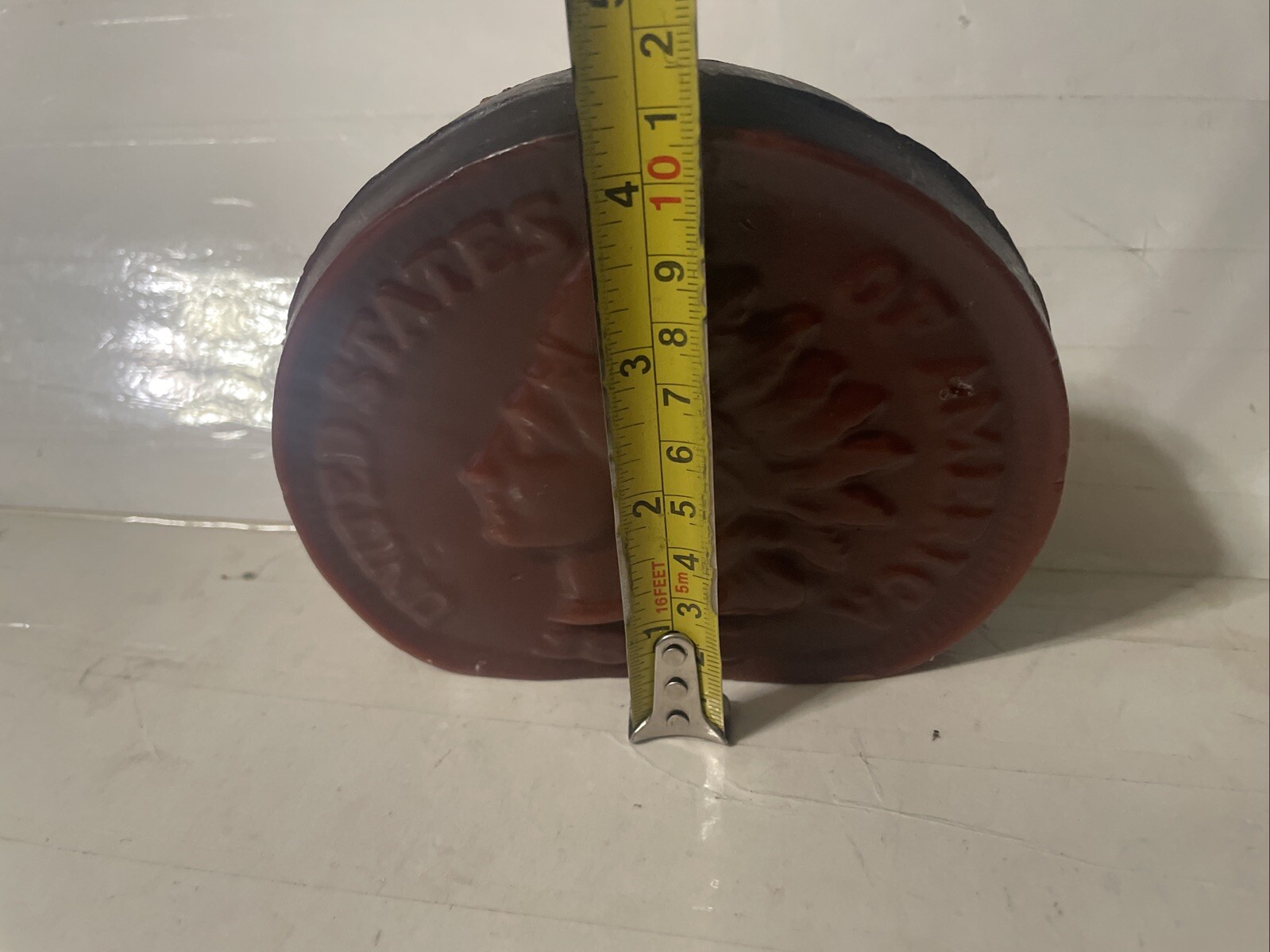 Vtg Indian Head Penny Cent Unused Wax Candle Rare