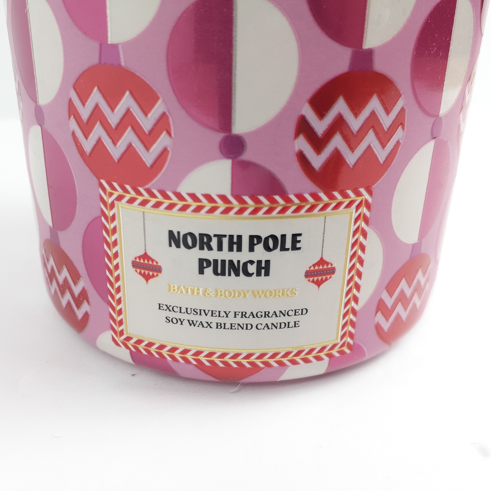 Bath & Body Works North Pole Punch Scented 3 Wick Candle Burns 25-45 Hrs 14.5oz