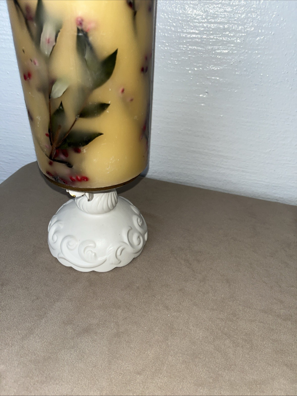Pottery Barn Mulled Spice Botanical Candle 6×4 Pillar Holiday Scent And Look