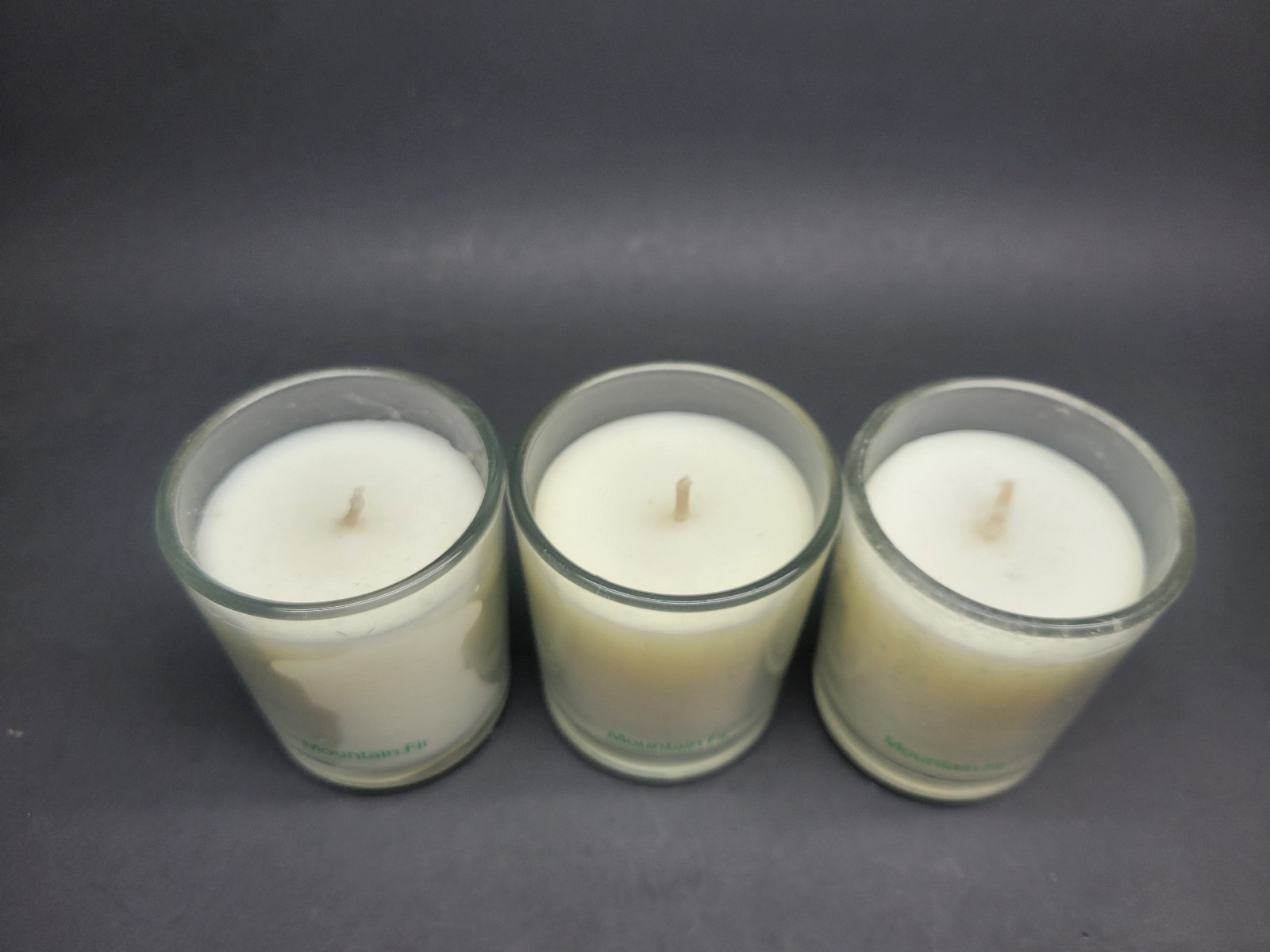 3 x Calvin Klein Jar Candle MOUNTAIN FIR Scented Mini Travel Size 1.9oz each