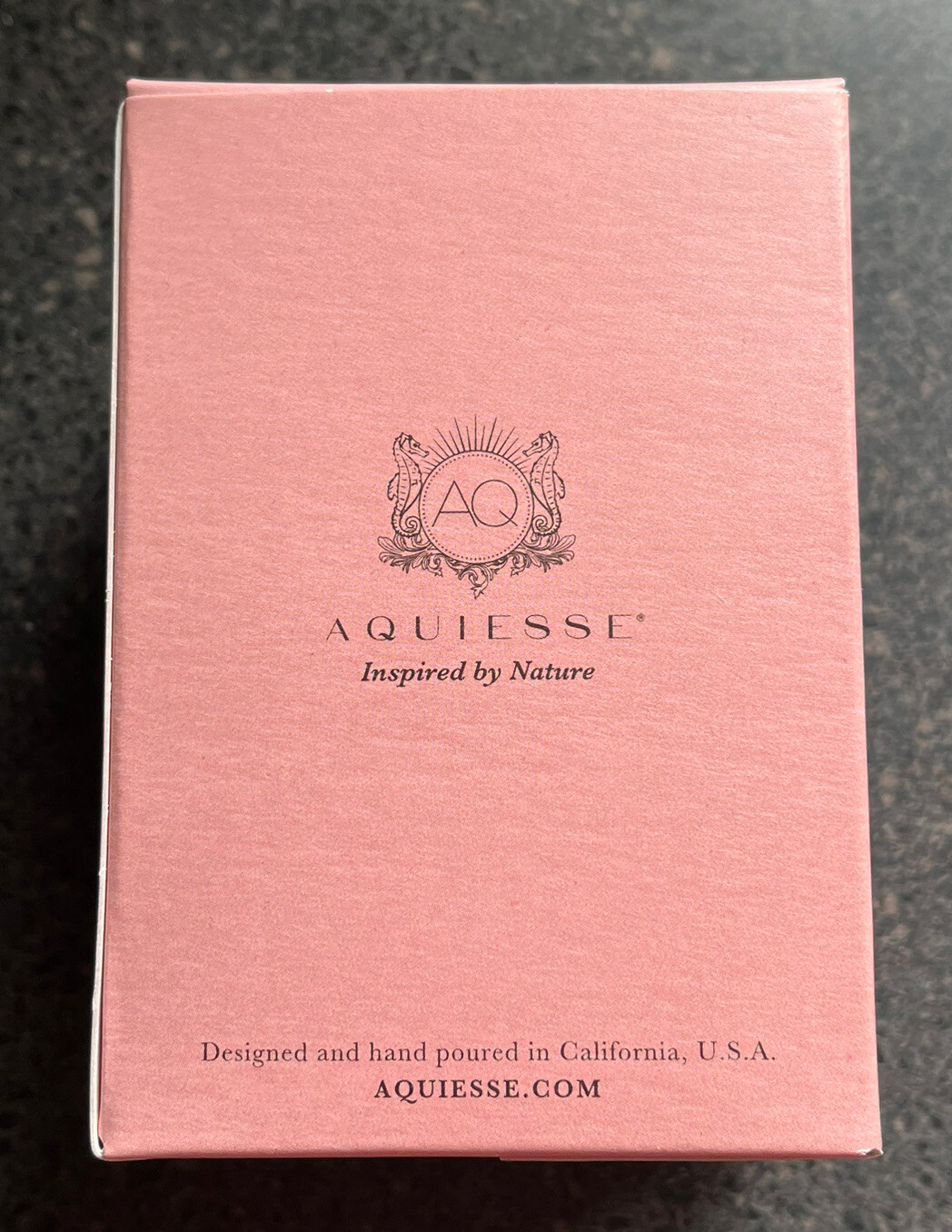 AQUIESSE – GRAPEFRUIT ACAI Luxury Scented Soy Candle NIB 6.5 oz Single wick