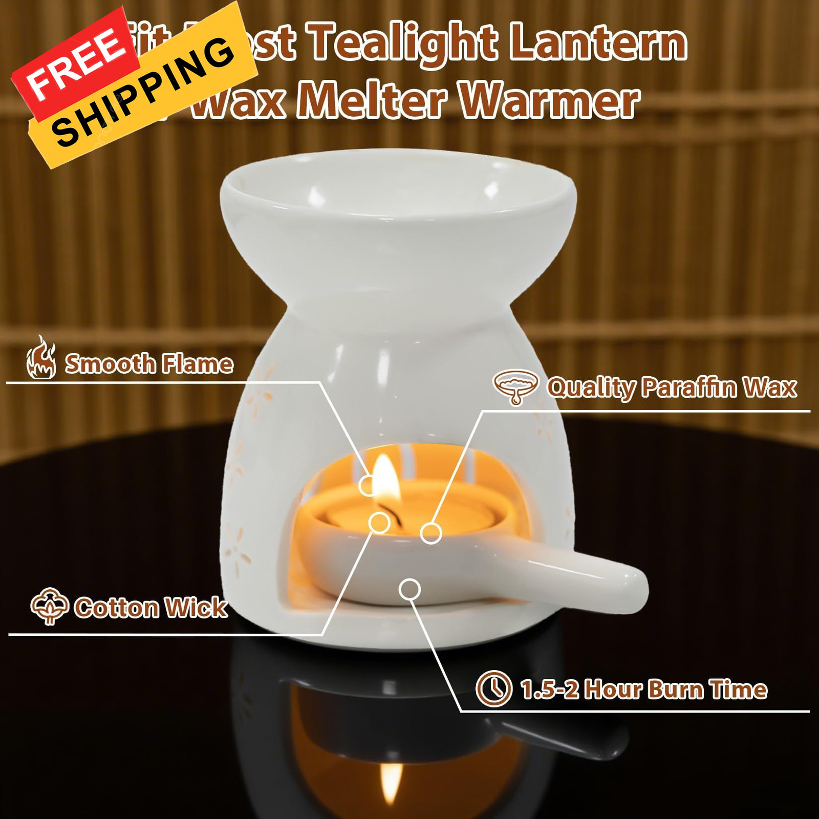 MAQIHAN Tea Lights Candles Bulk – 32 Pcs Tealight Candle White
