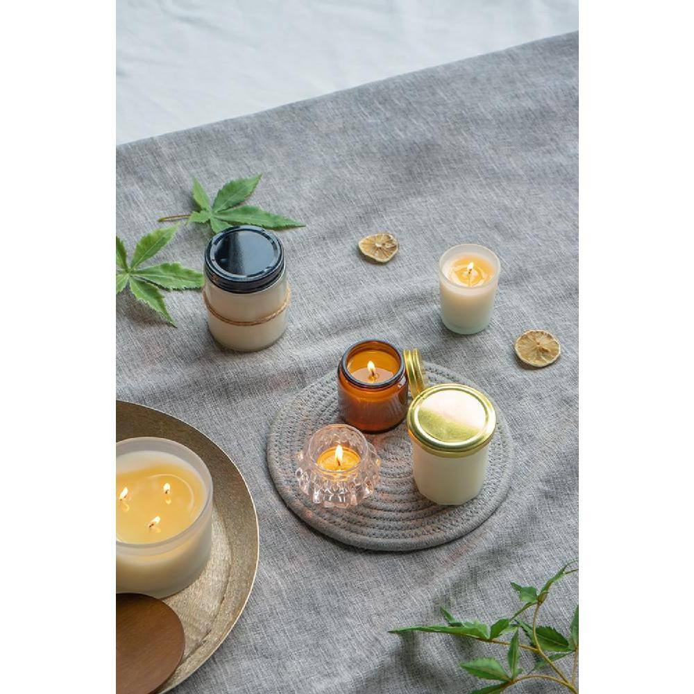 5.2 Oz. White Earl Grey Scented Soy Wax Candles – 28-Hours – (Set of 9)