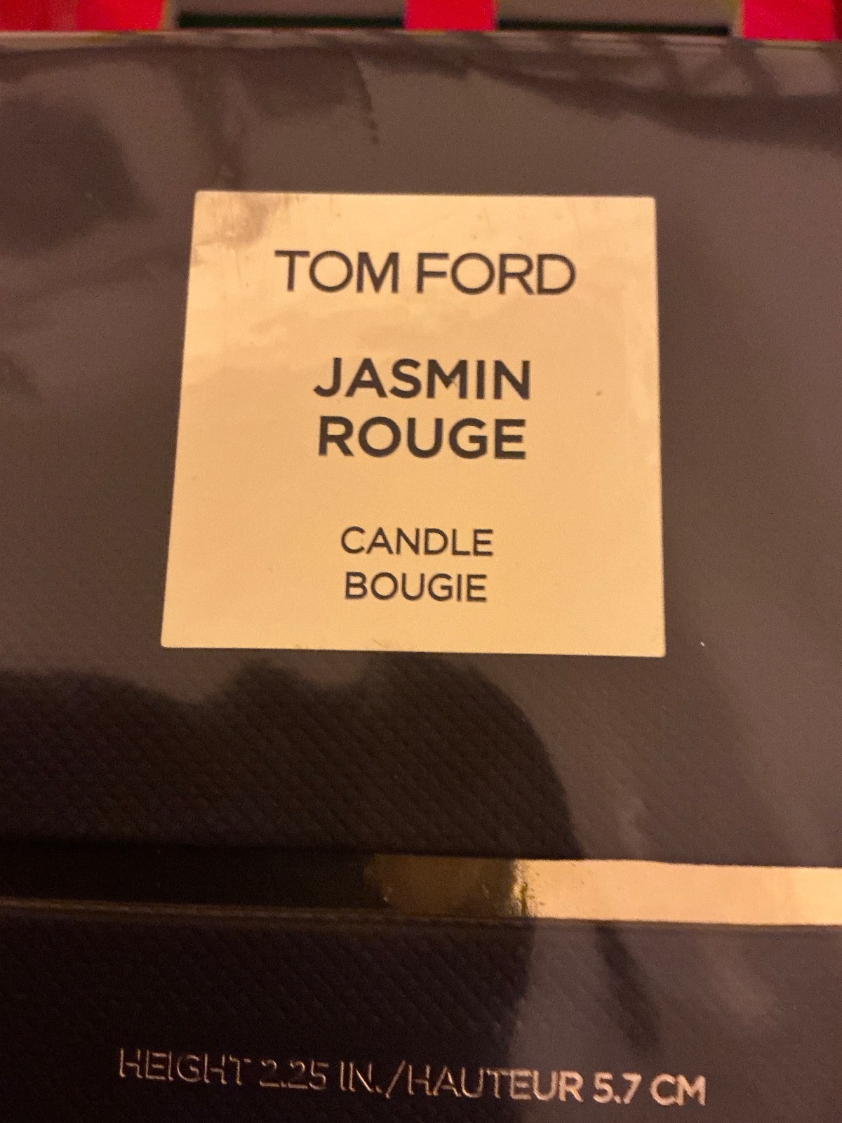 Tom Ford Jasmin Rouge Candle Bougie Hght 2.25 In/5.7 cm NIB Sealed-V day coming
