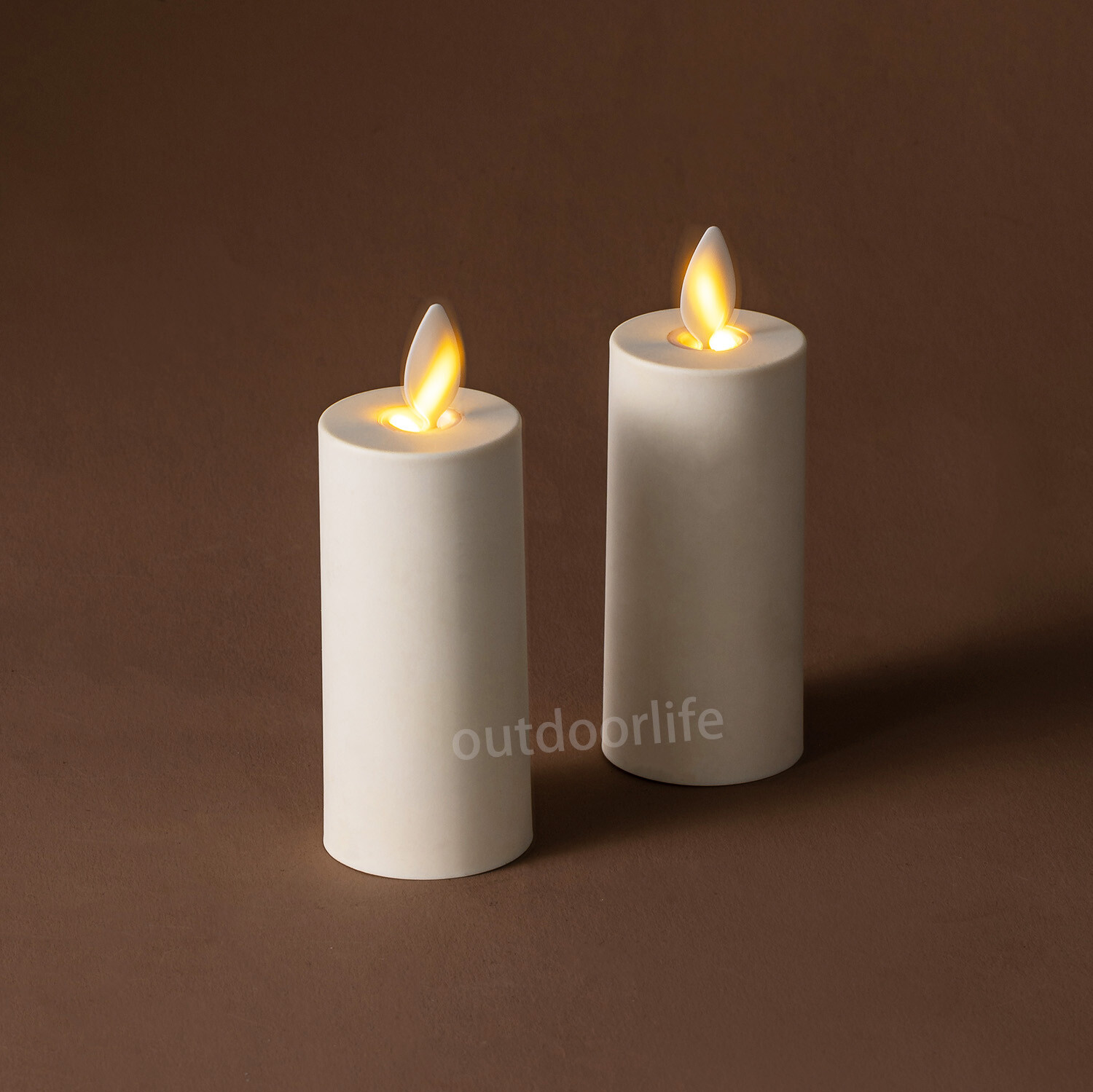 Luminara Flameless LED Votive Candles Lights with Moving Flame Remote 1.5″X4.25″