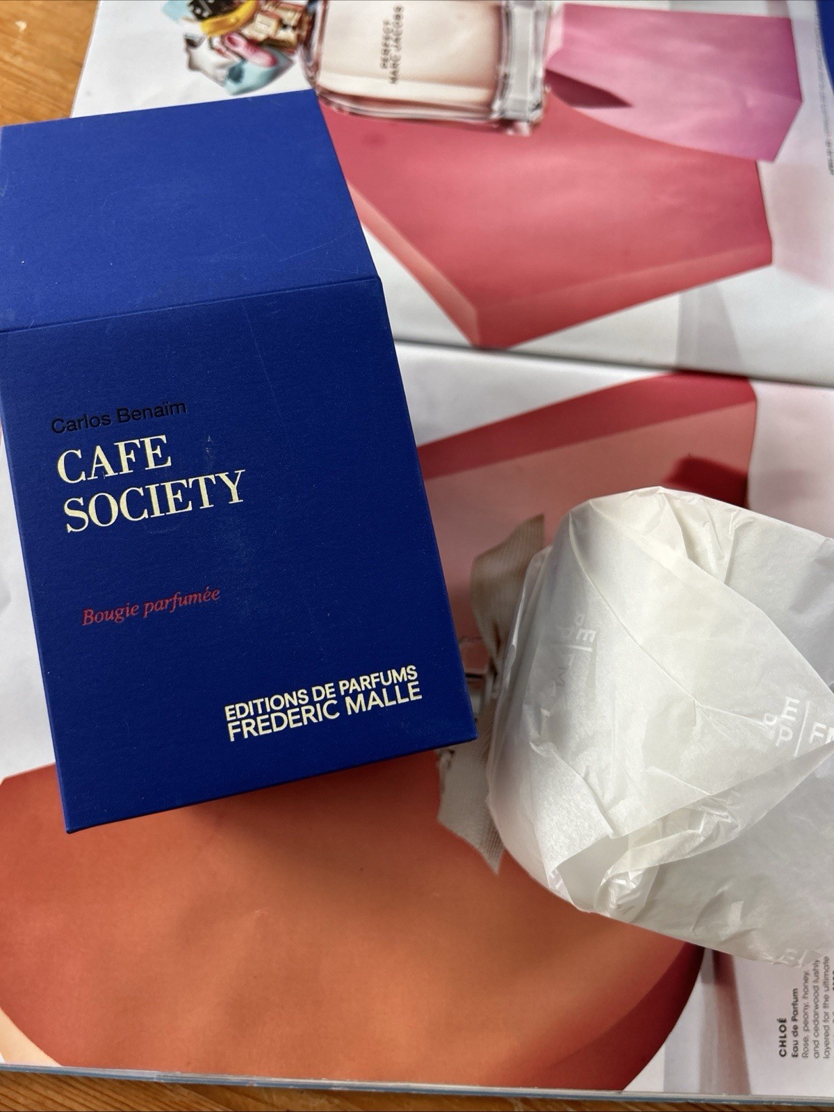 Frederic Malle Cafe Society Perfumed Candle (7.5oz/220g ) Brand New In Box