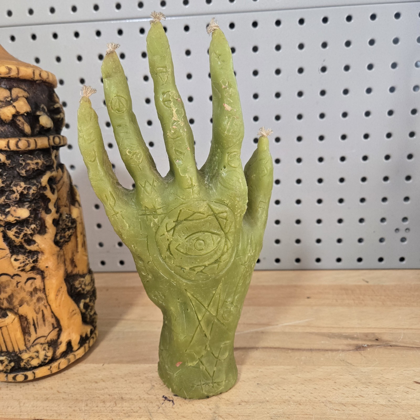 Hand of Glory Candle, Elephant Candle, Tower Candle SET OF 3 New Unused