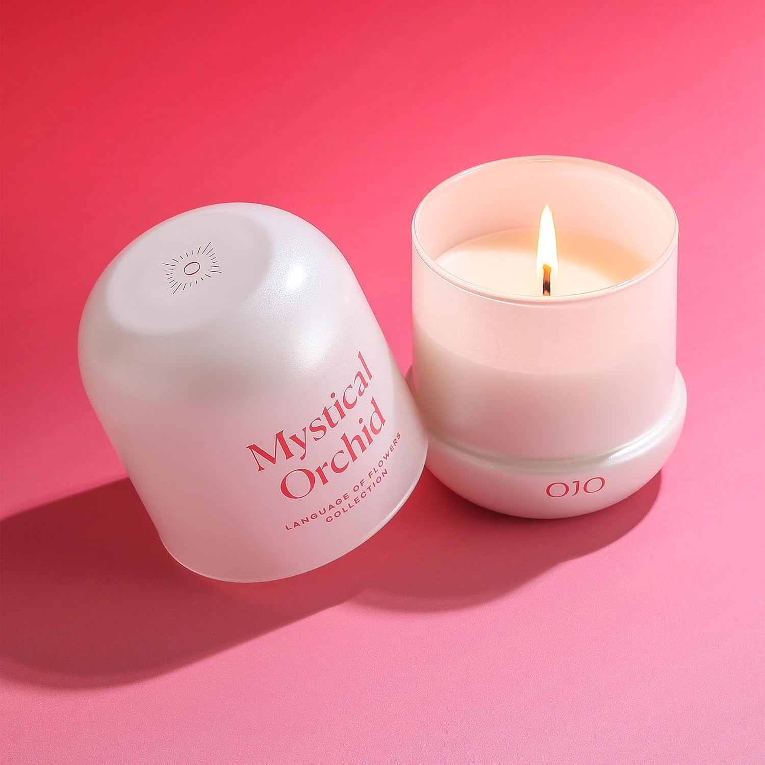 MYSTICAL ORCHID SCENTED CANDLE, 7.8 OZ JAR CANDLE PREMIUM WAX, 35-HOUR LONG BURN