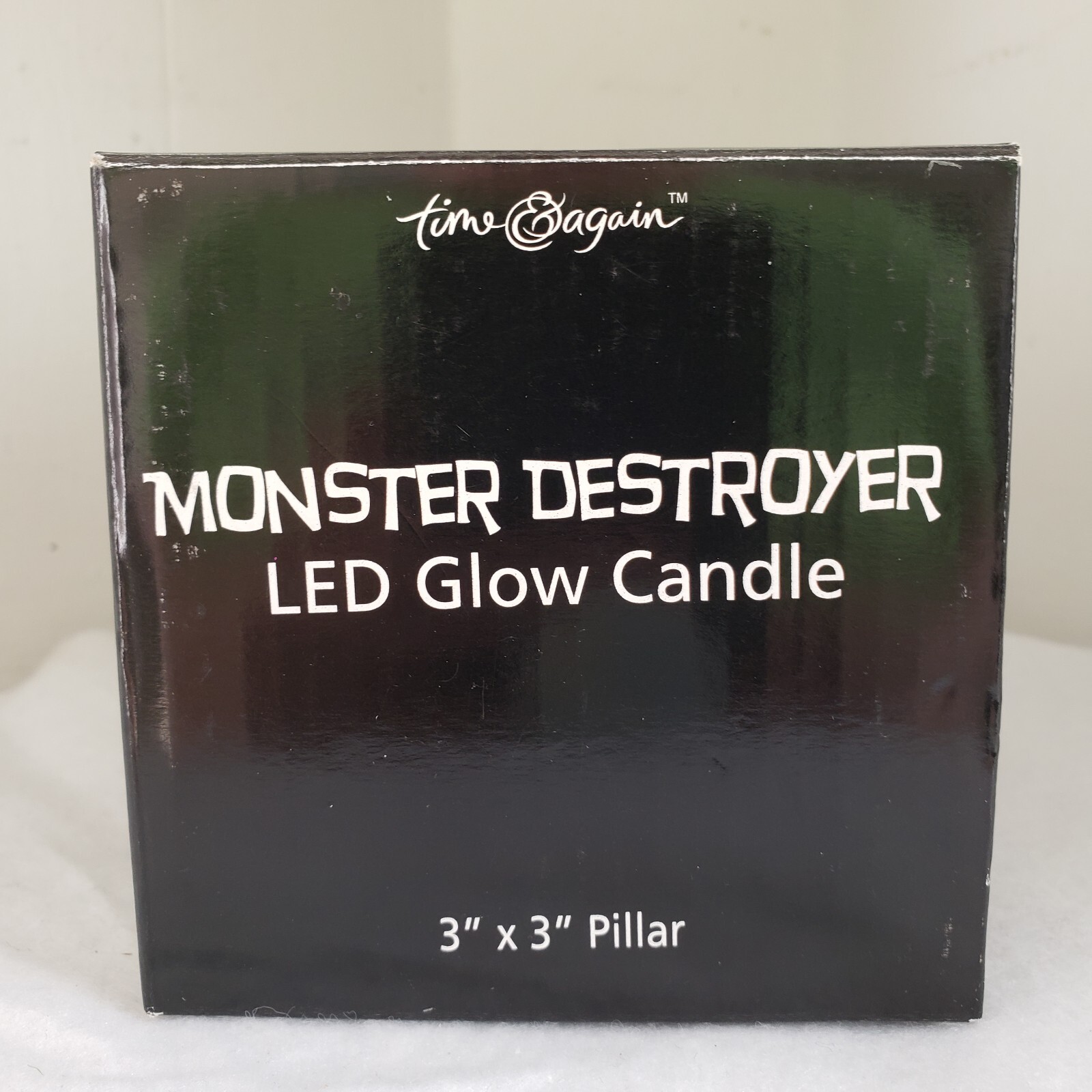 Monster Destroyer Childrens Bedroom Flameless LED Candle Bedtime Routine Helper